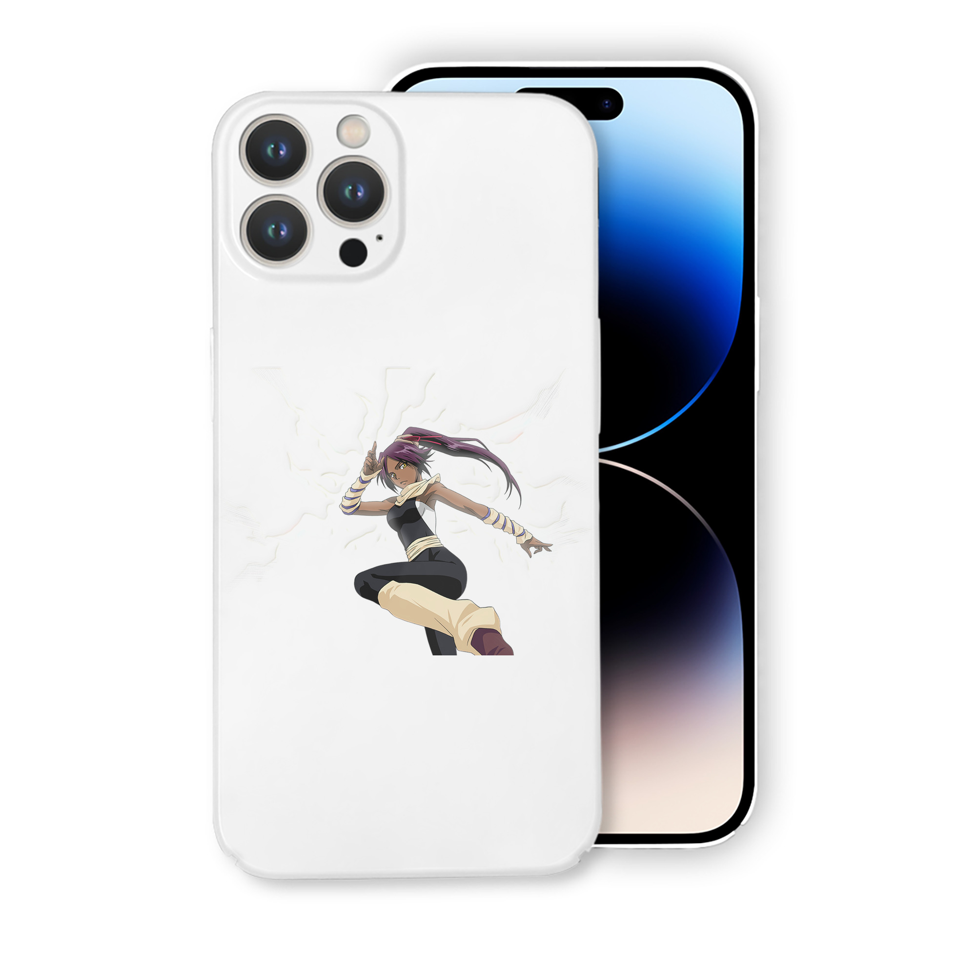 （画像用） ブリーチ 四楓院 夜一（しほういん よるいち） BLEACH Shihouin Yoruichi 【iPhone 14シリーズ対応】ハードケース